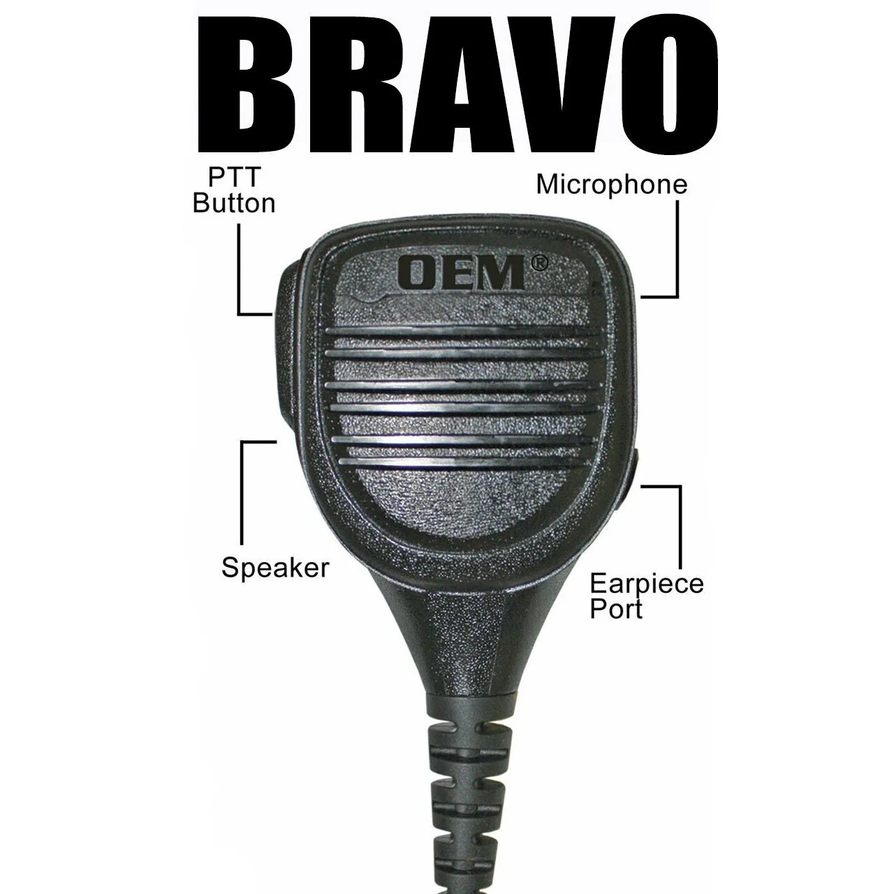 Klein Electronics BRAVO-M3 Speaker Mic, Motorola XTS - Image 3